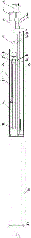 An electronically controlled single-action retractable drilling tool for hydraulic mining of boreholes