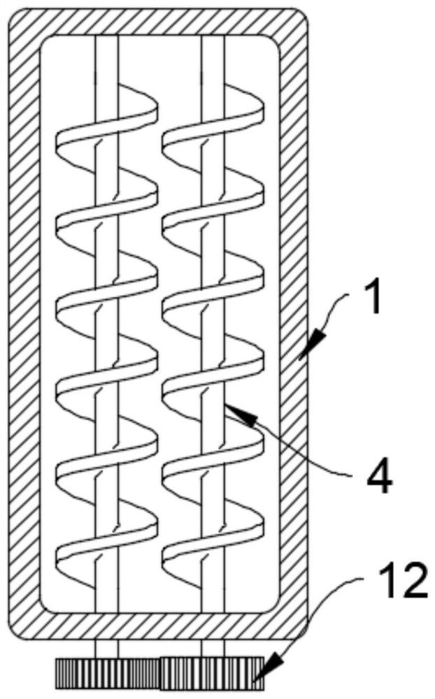 Rubber crushing device for rubber production