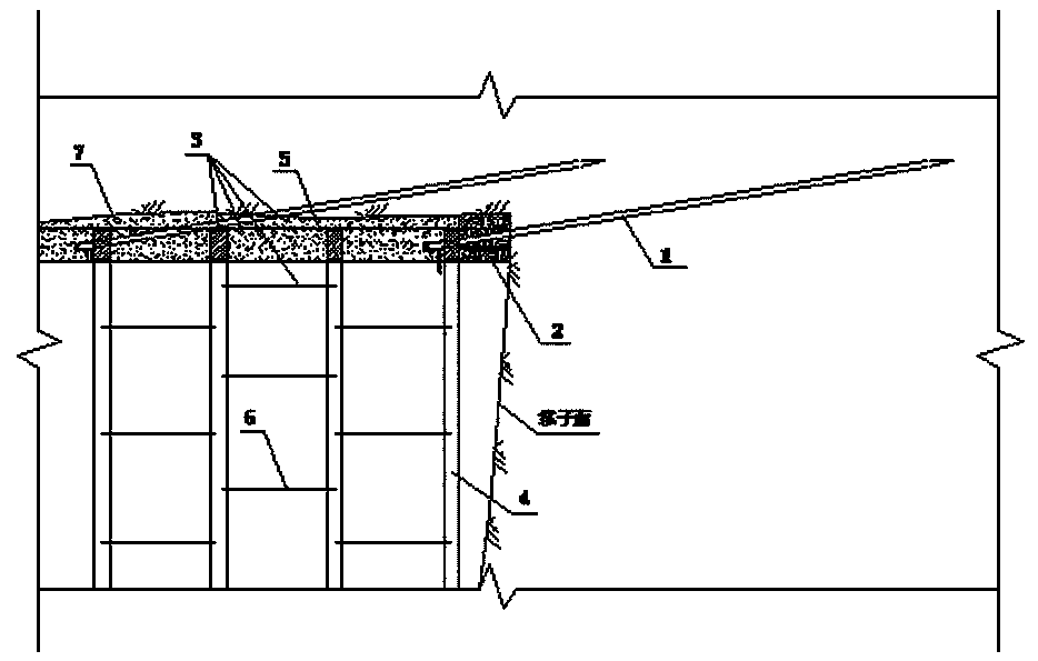 Advanced small pipe grouting structure and construction method thereof
