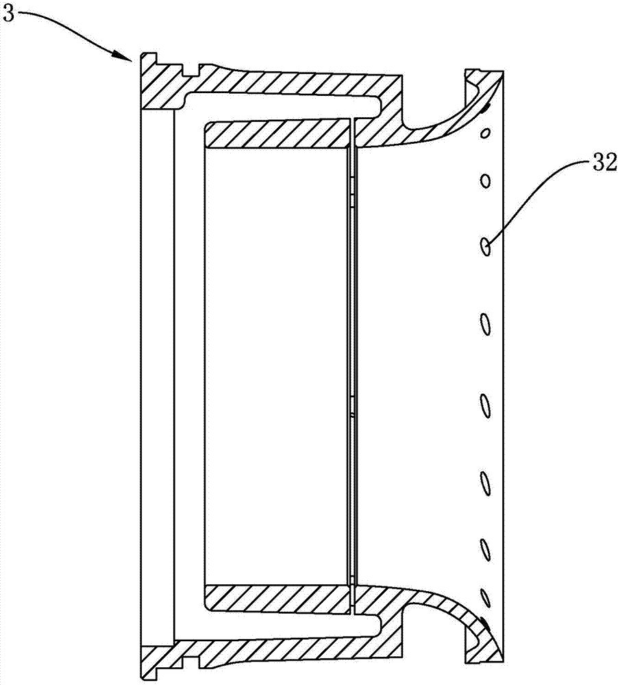 Turbine pressurizer with air inflow compensation device