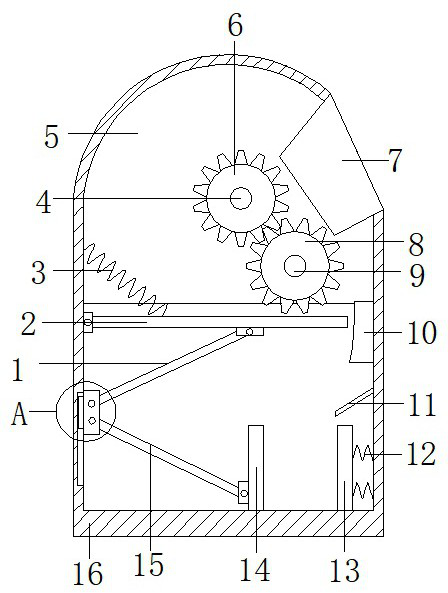 Garbage recycling device for catering