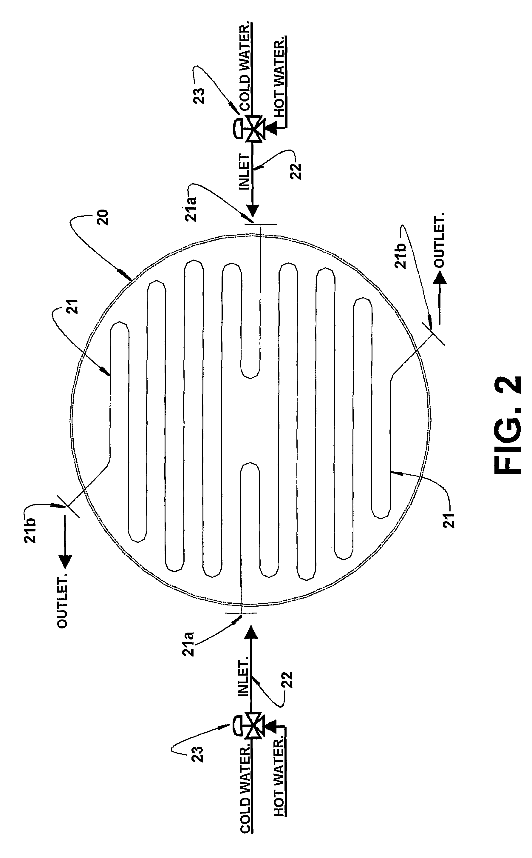 Process and equipment for sugar crystallization by controlled cooling