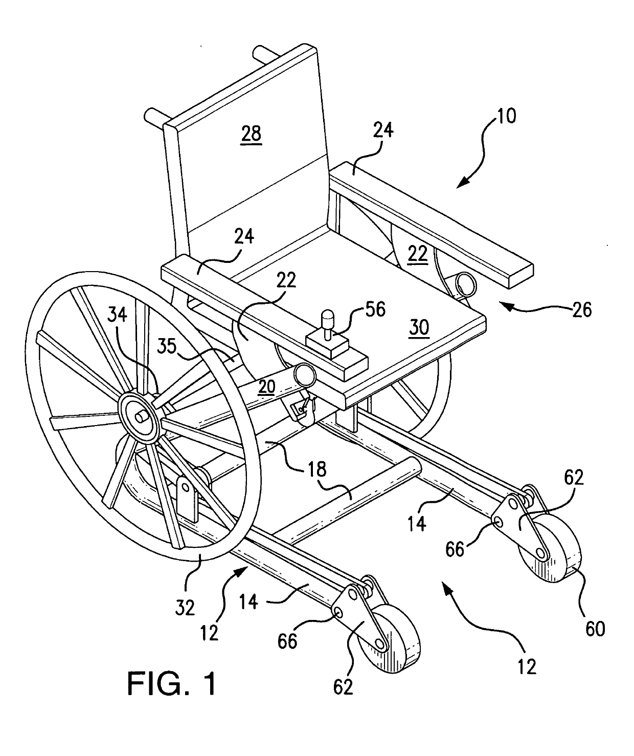 Sit-to-stand wheelchair