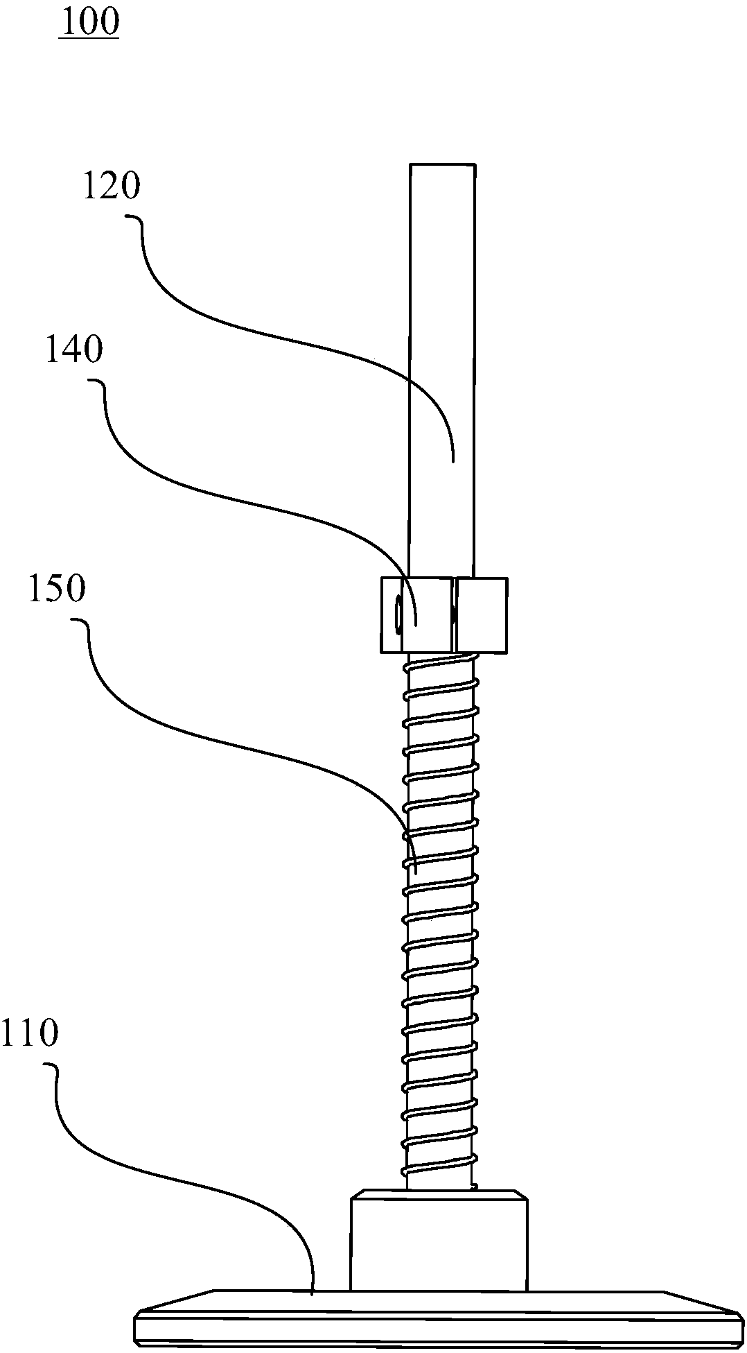 Suction disc device and bottle preform conveying mechanism