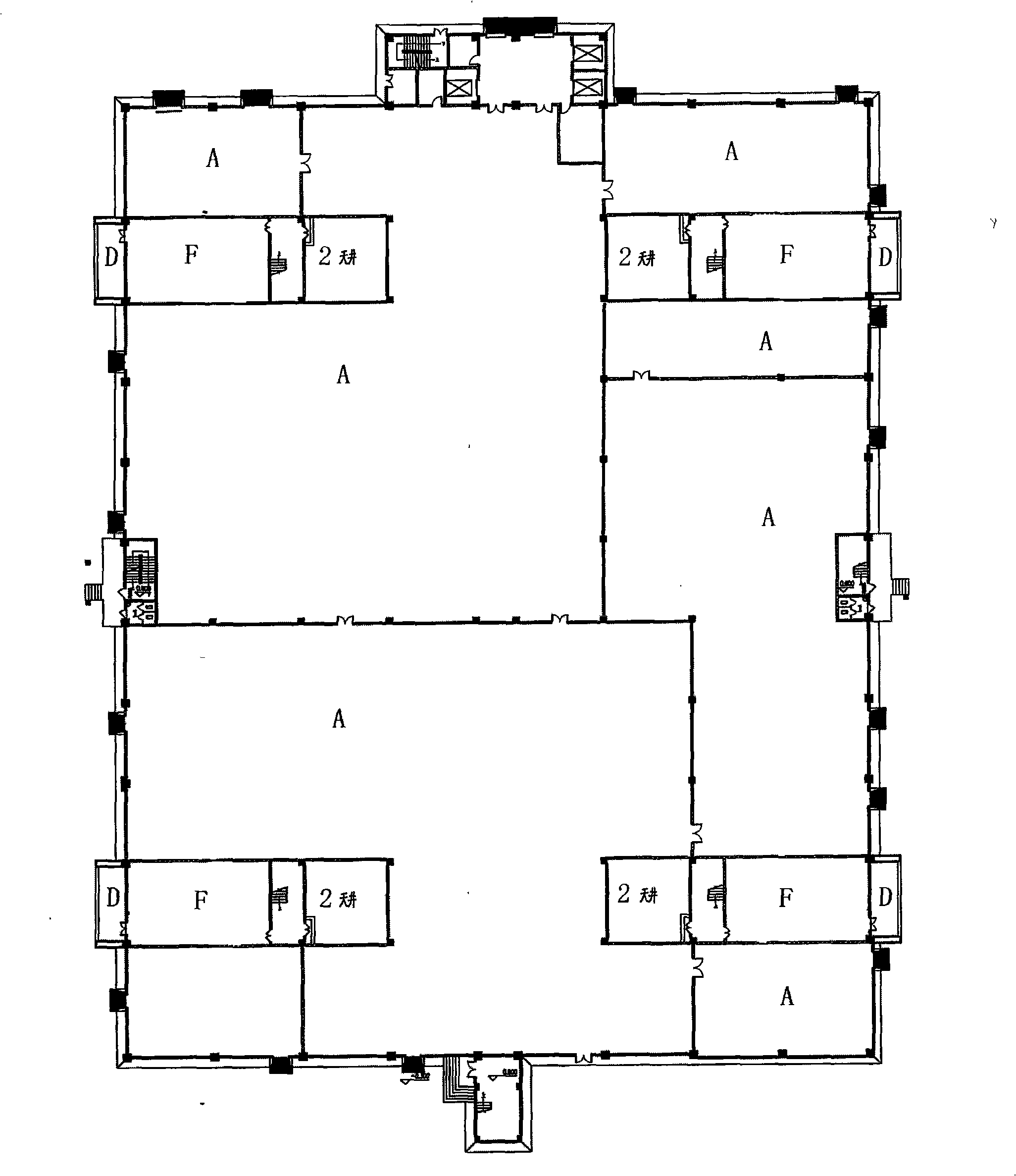 Modularized factory building structure