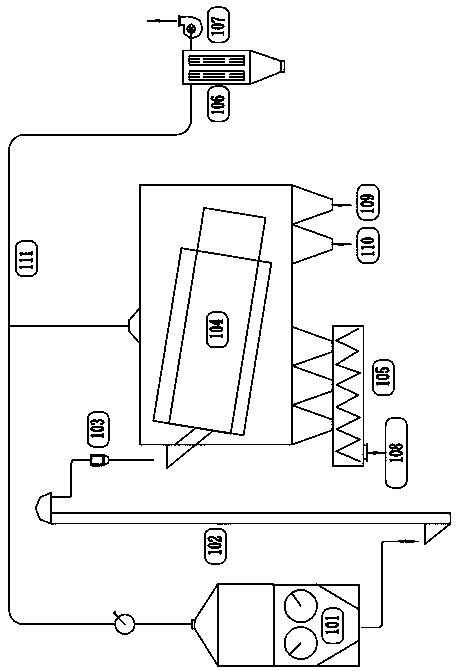 Rice husk cleaning, warehousing and conveying production line