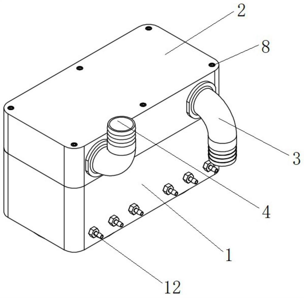 Rapid generation device of gaseous chlorine dioxide