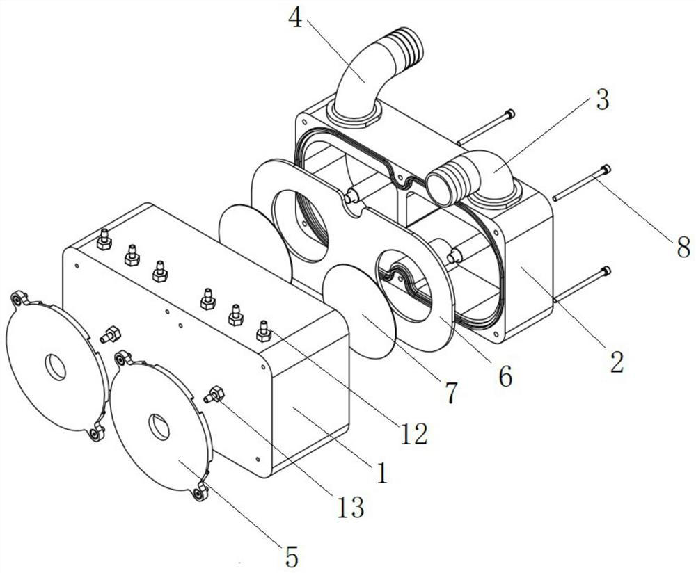 Rapid generation device of gaseous chlorine dioxide