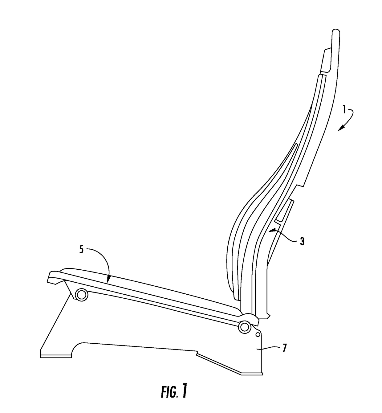 A seat support structure and a seat structure including the seat support structure