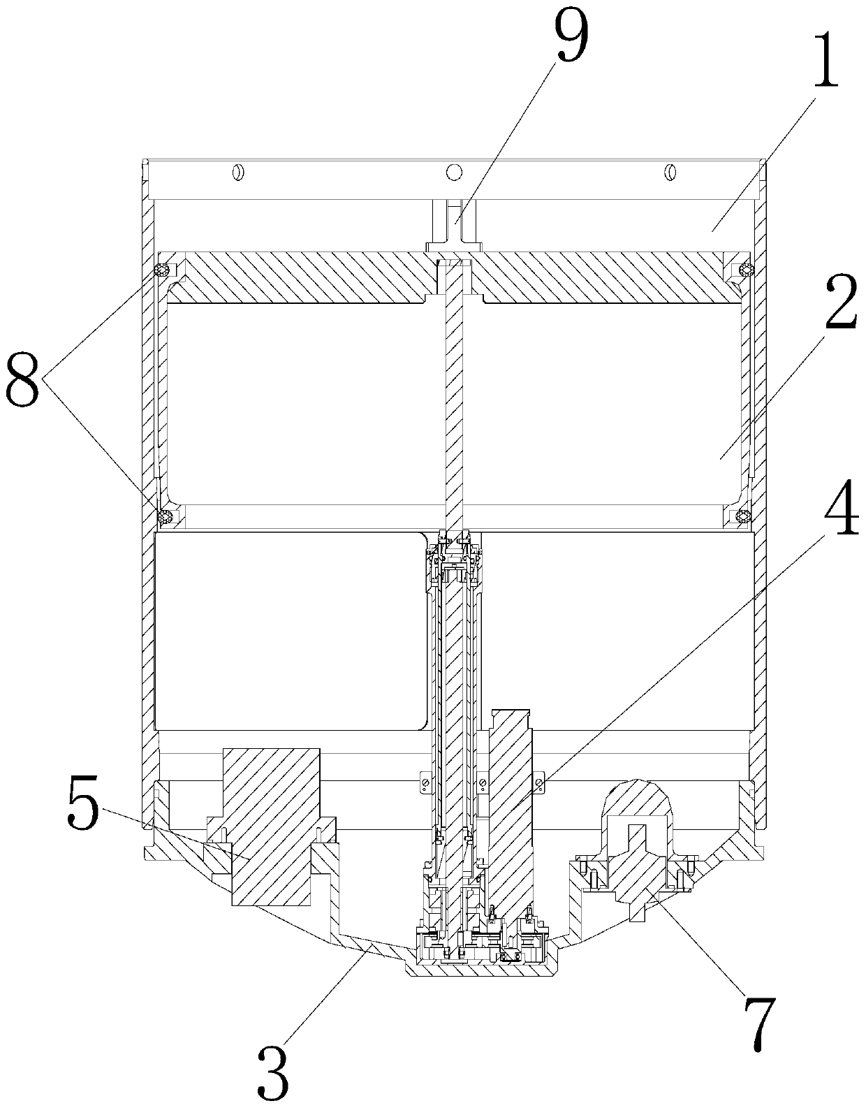 A method for opening and closing the valve mechanism of the launch tube of a submarine-borne aircraft