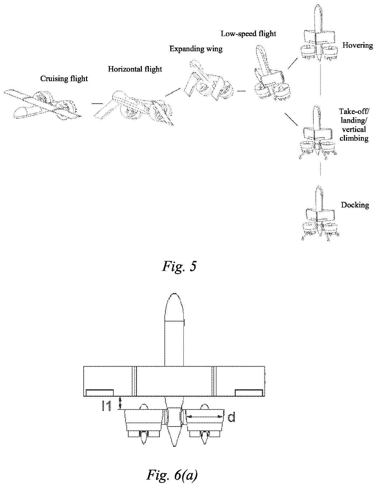 Vertical Take-Off and Landing Unmanned Aerial Vehicle Having Foldable Fixed Wing and Based on Twin-Ducted Fan Power System