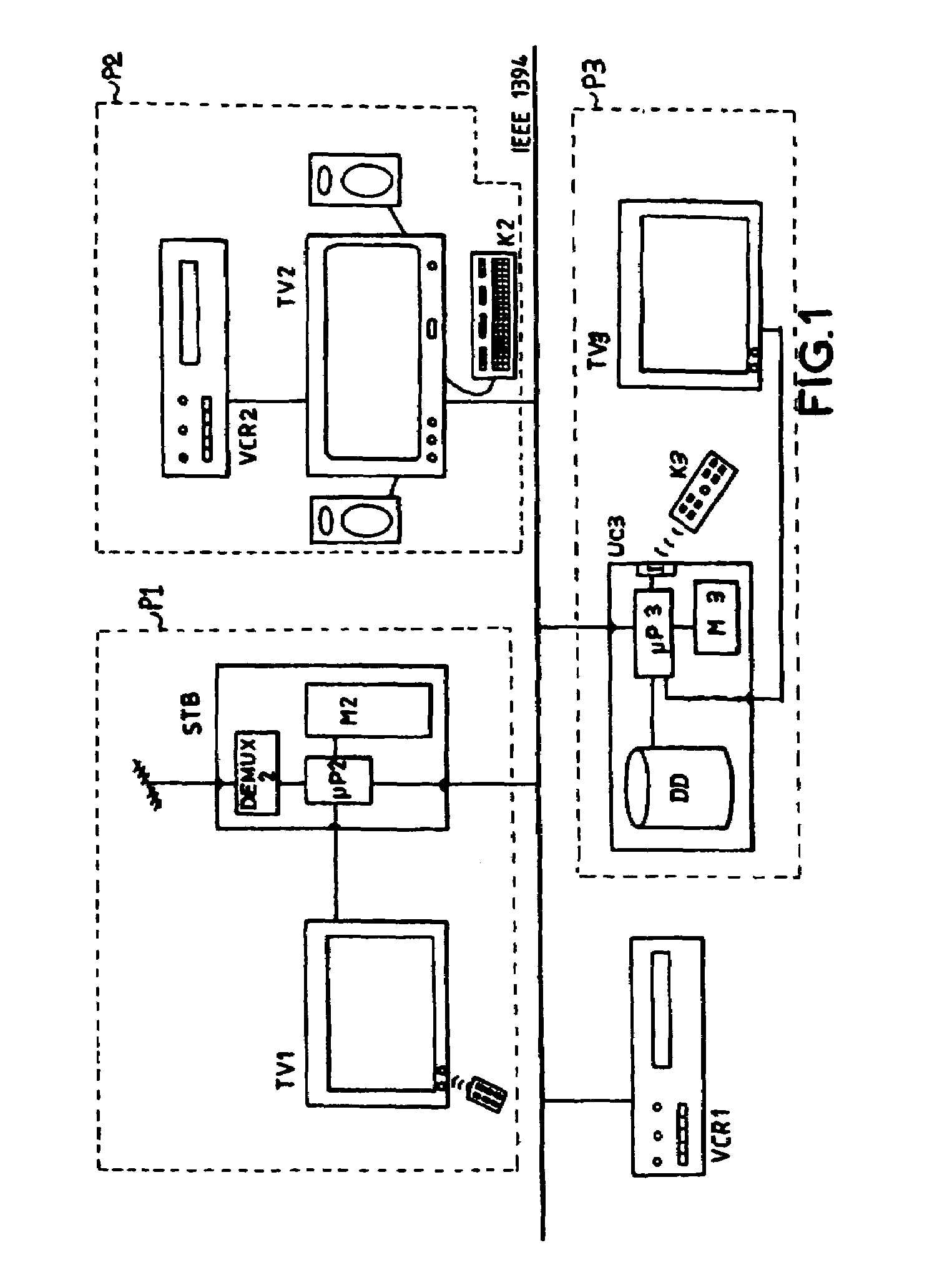 Method of managing the recording of audiovisual documents in a terminal selected among a plurality of terminals, and an associated terminal