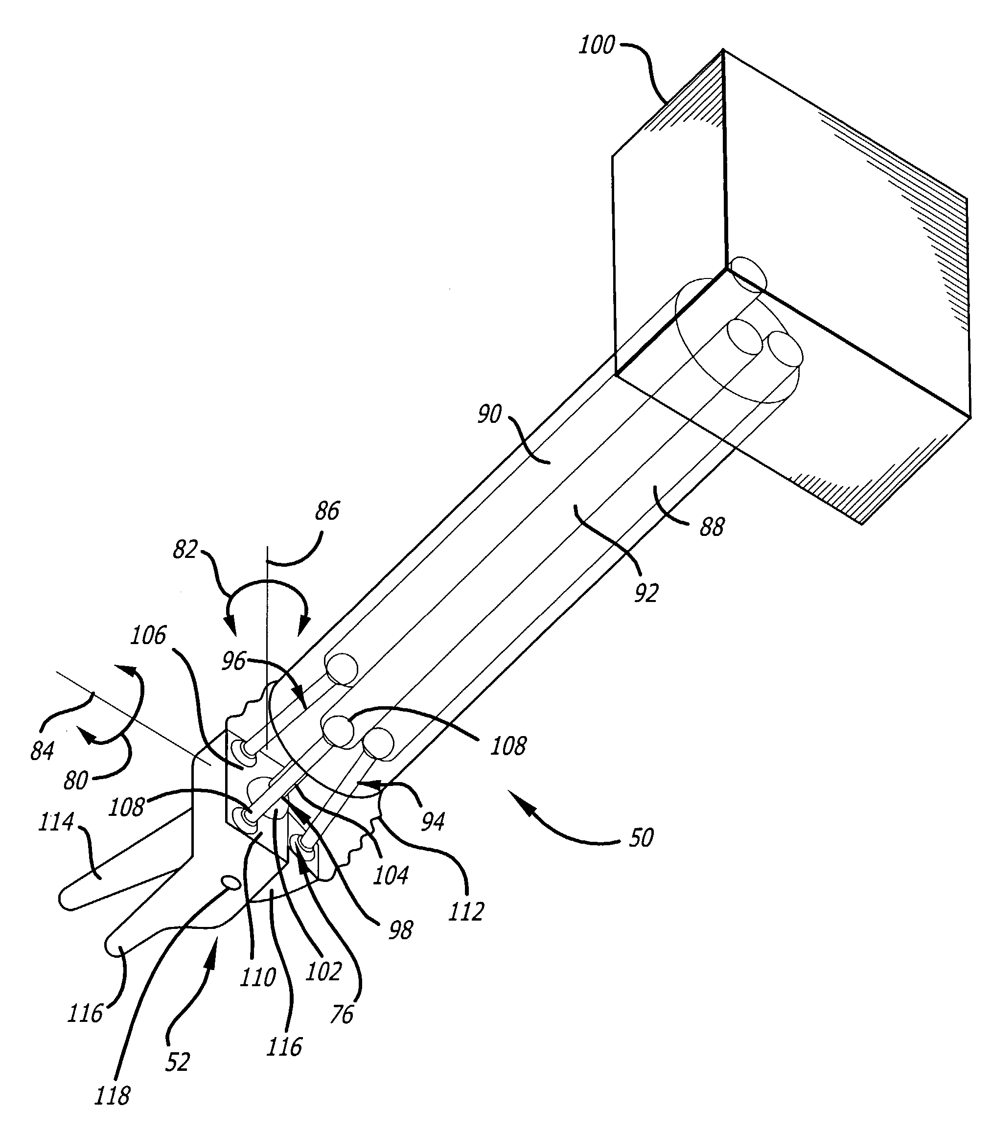 Surgical instrument with a universal wrist
