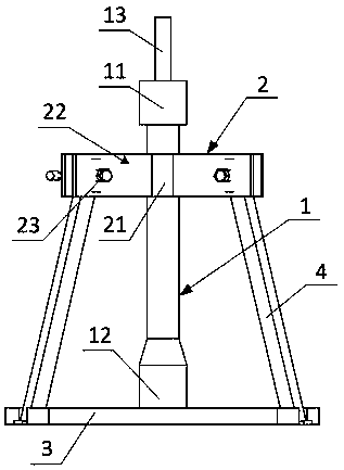 Bearing dismounting auxiliary device