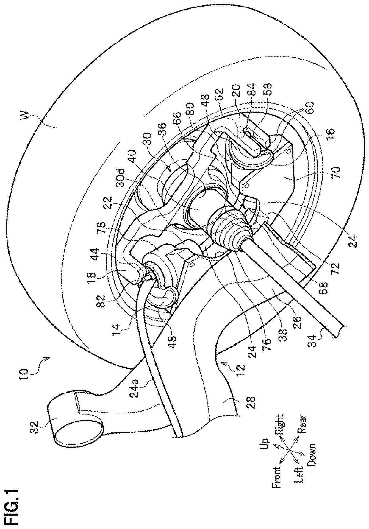 Wheel steering system