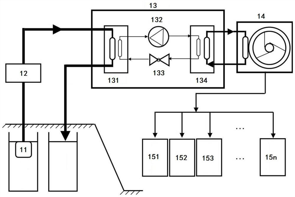 Geothermal-thermoelectric cooperative air conditioning system