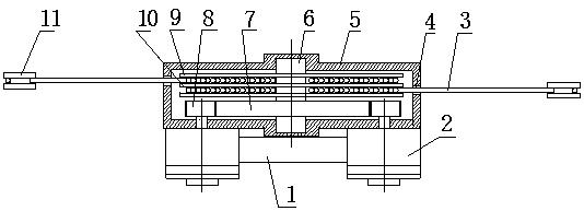 Integrated disc-type carrier-based aircraft landing arrester and its arresting method