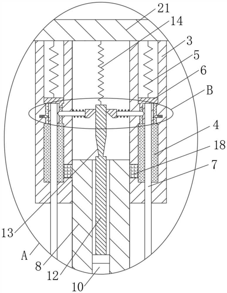 Check valve for protecting valve element