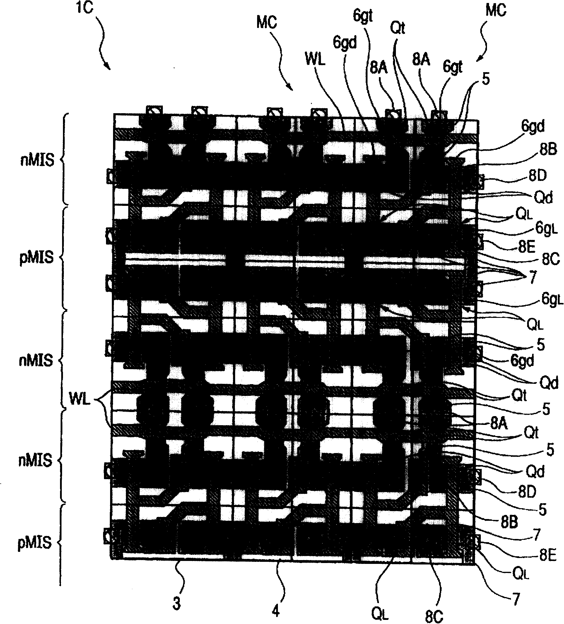 Semiconductor integrated circuit and its producing method