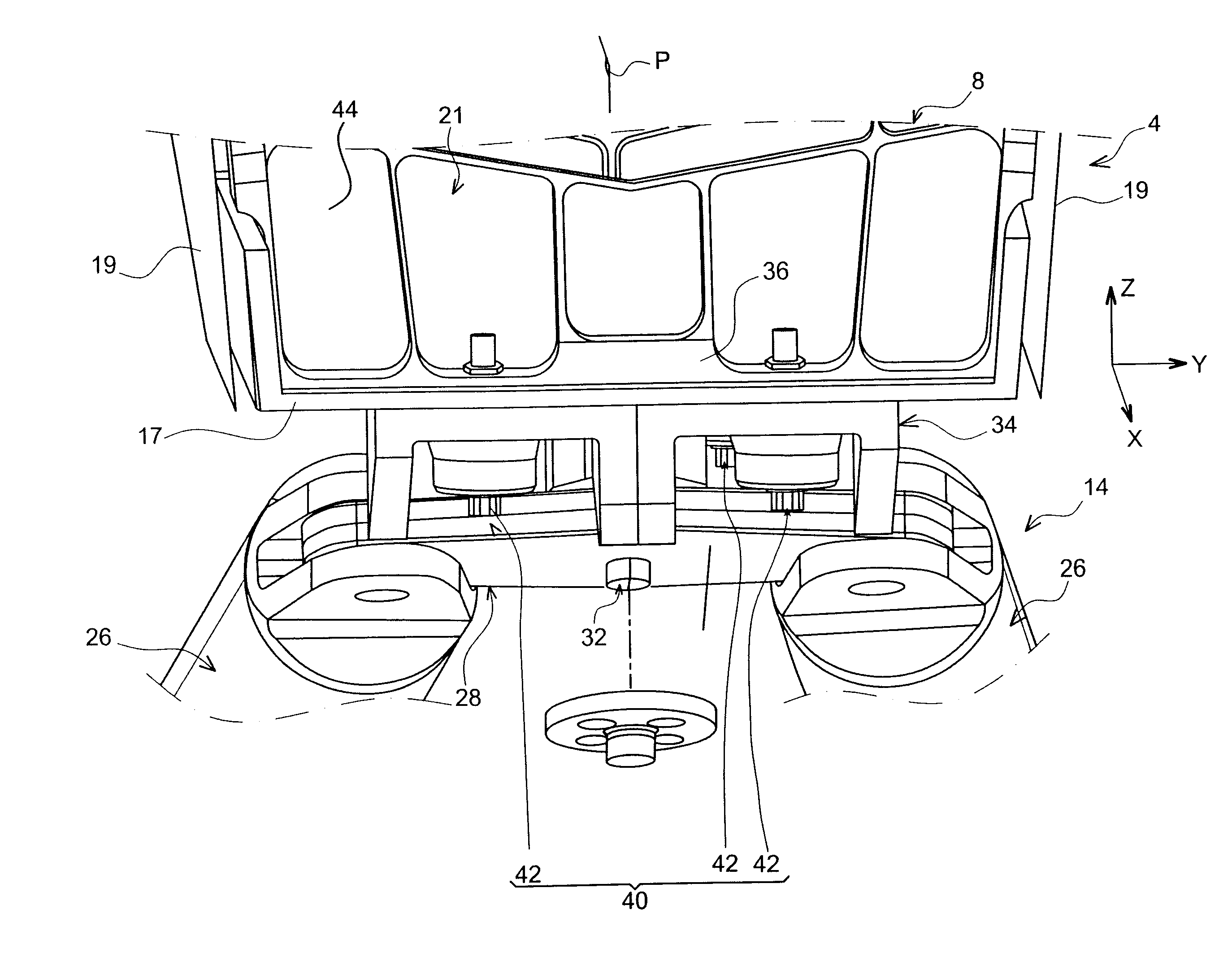 Device for attaching an aircraft engine