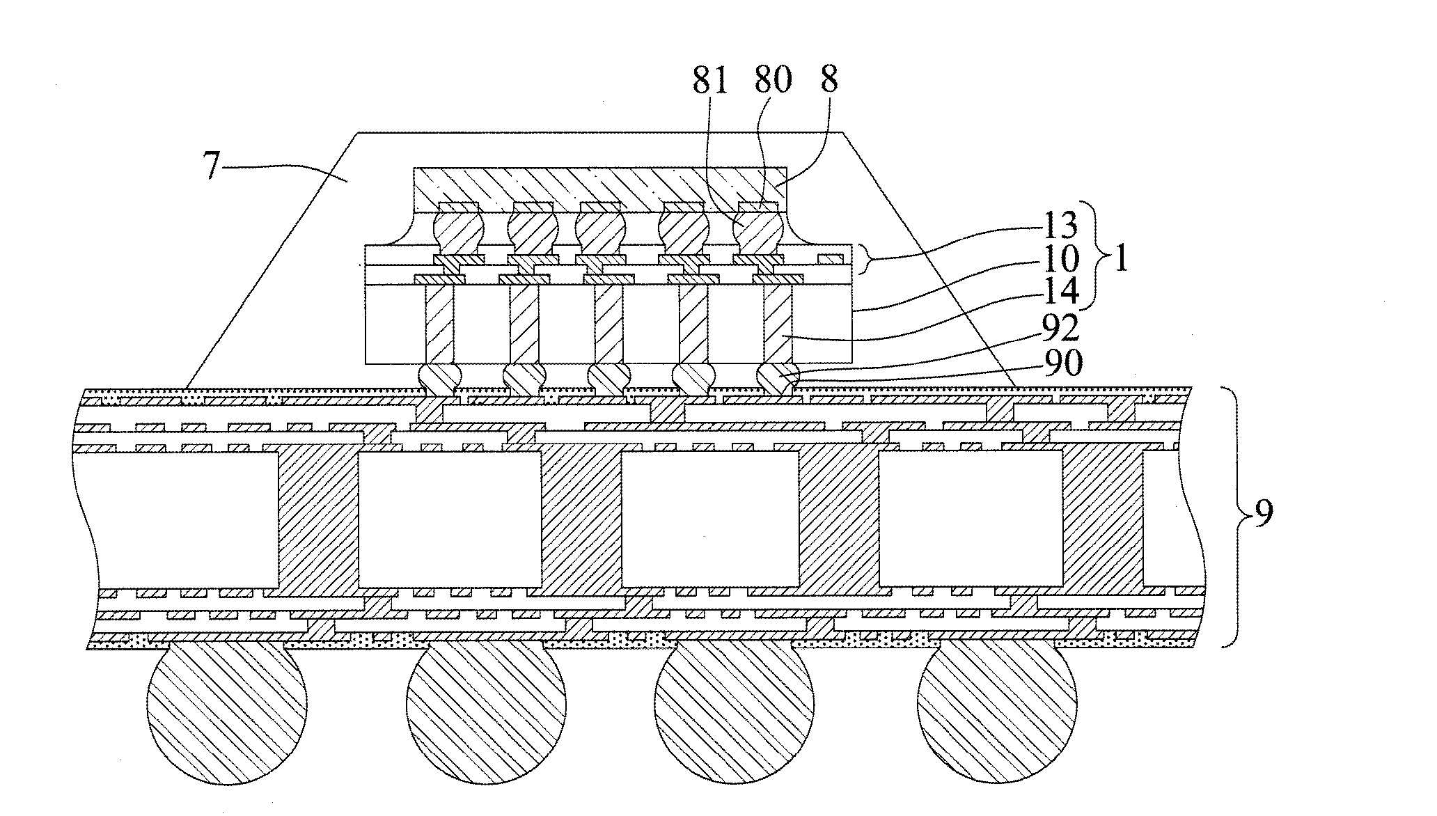 Intermediate plate with punched hole