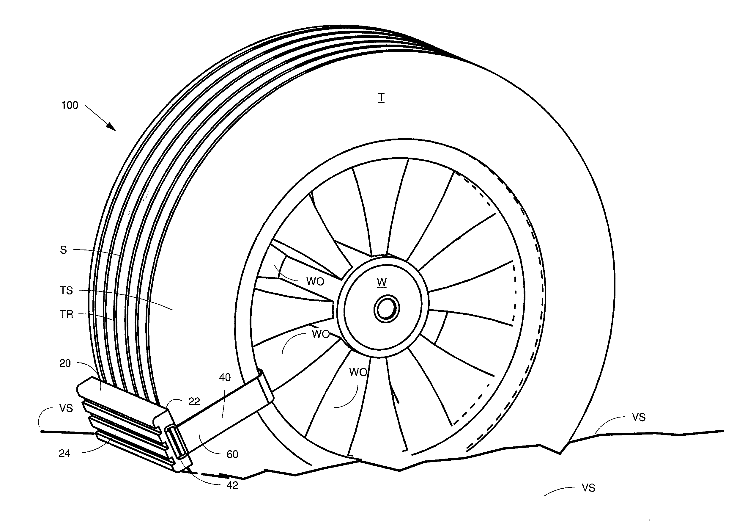 Vehicle wheel lifting block apparatus for climbing out of depression in viscous surfaces