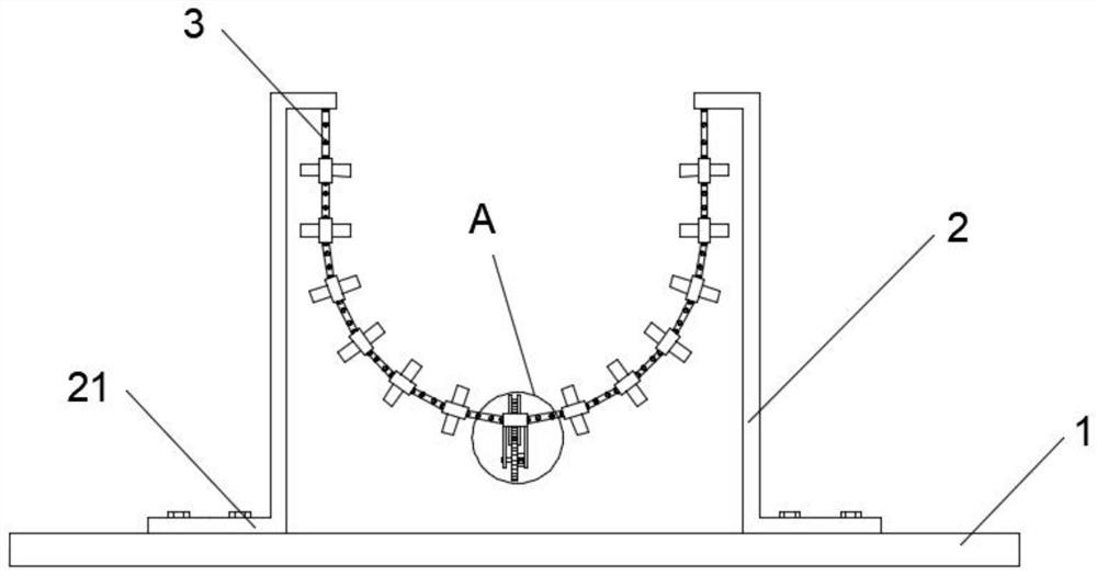 Multi-caliber adaptive steel pipe conveying equipment