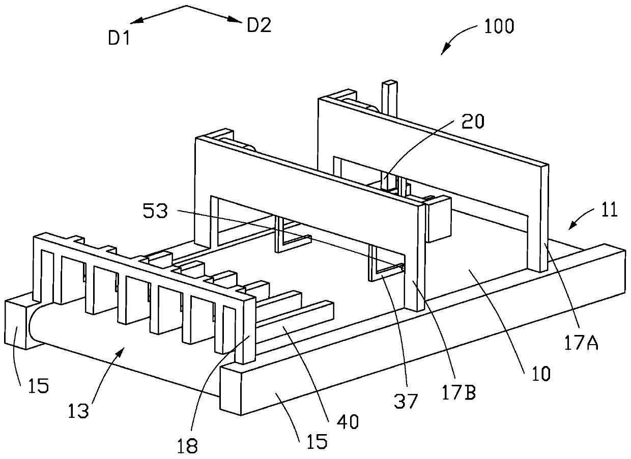 Material splitting device and material splitting method