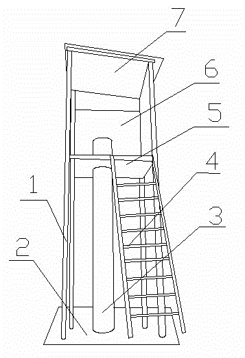 Arrangement method for measuring tower used for construction of stub matching method