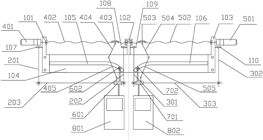 Driving mechanism for double-leaf electric sliding plug door with single leaf capable of being opened and closed independently