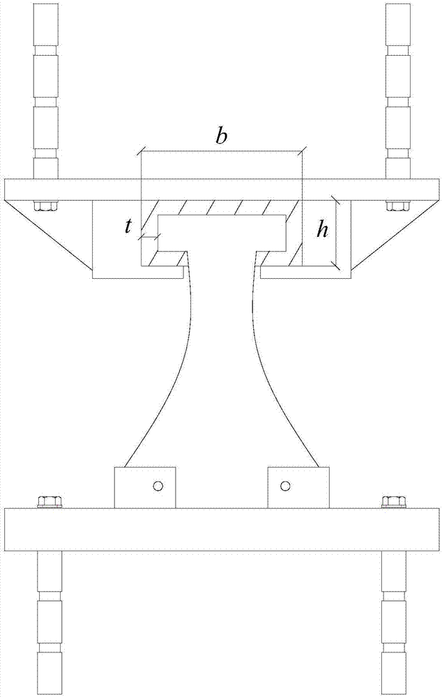 Design method of buffering, energy dissipation and anti-beam-falling device used for bridge