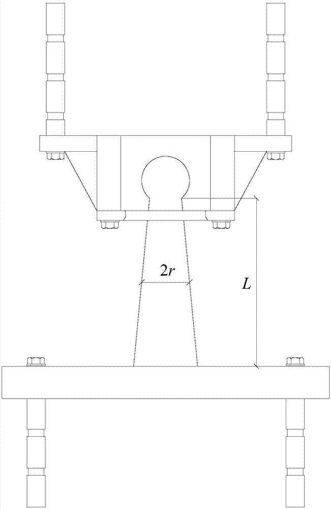Design method of buffering, energy dissipation and anti-beam-falling device used for bridge