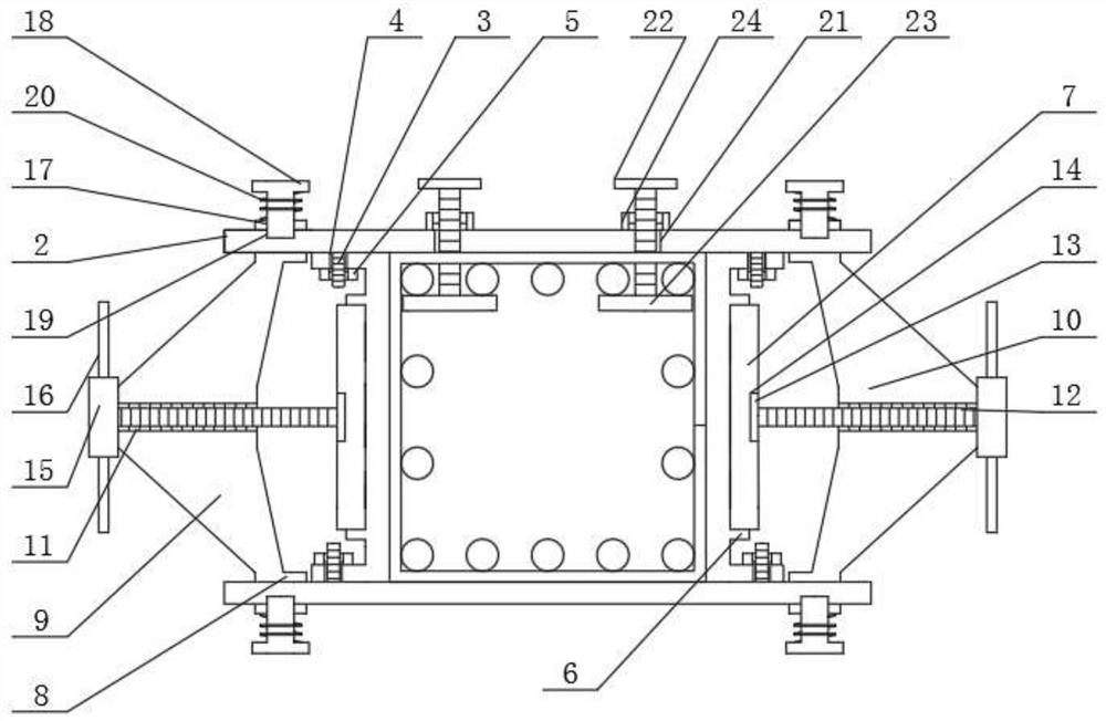 A method for installing residential formwork for construction engineering