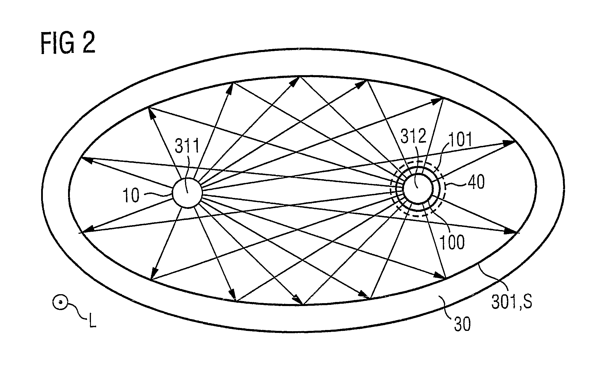 Apparatus and method for applying a protective element on an optical waveguide