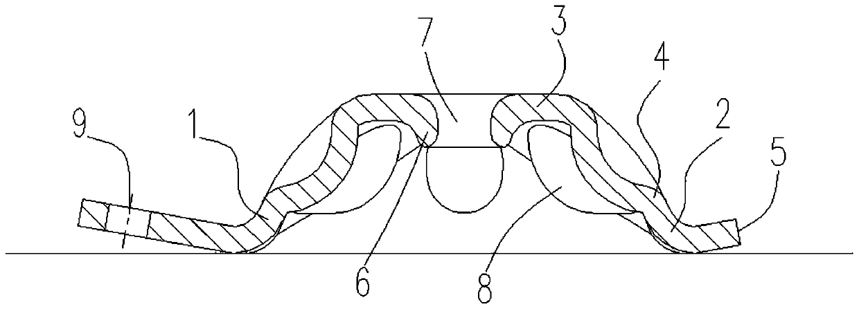 High-strength anti-falling anchor cable tray