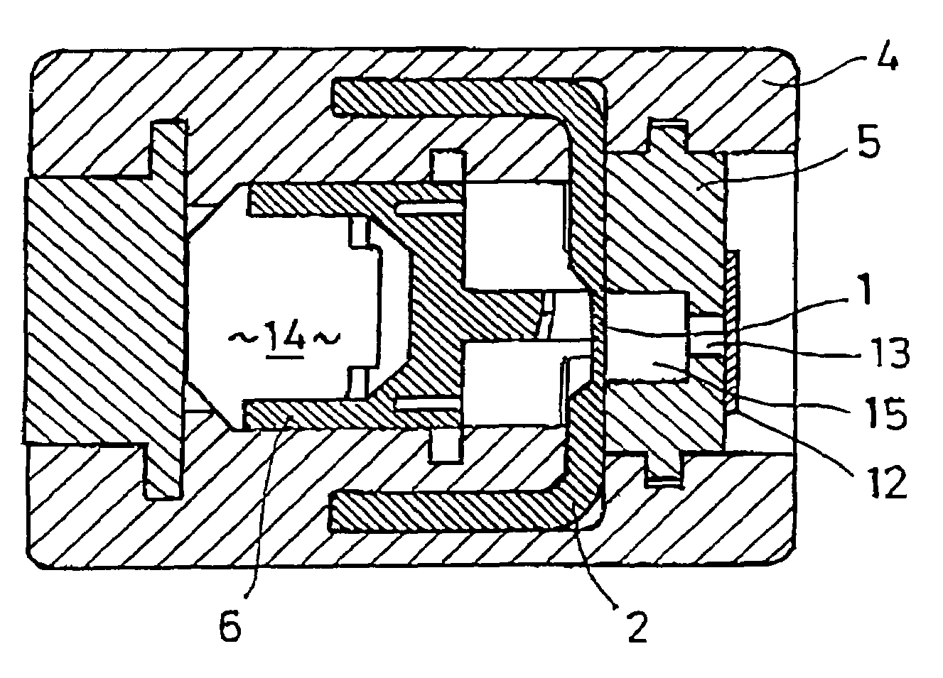 Housing with conductor bus for a disconnecting apparatus