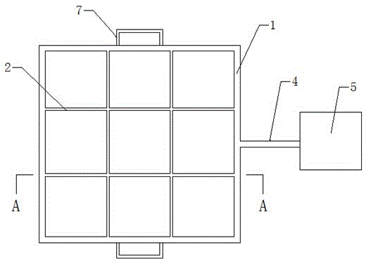 Air hole pre-setting device for cast sand mold