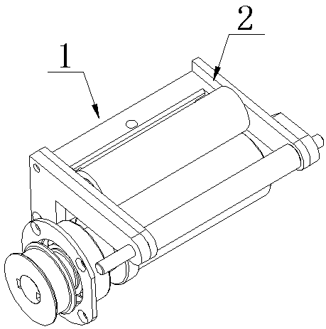 Film conveying device for bagged preserved plum processing and production