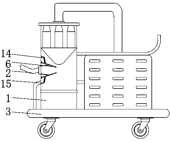 Workshop air dust purification device and purification method thereof