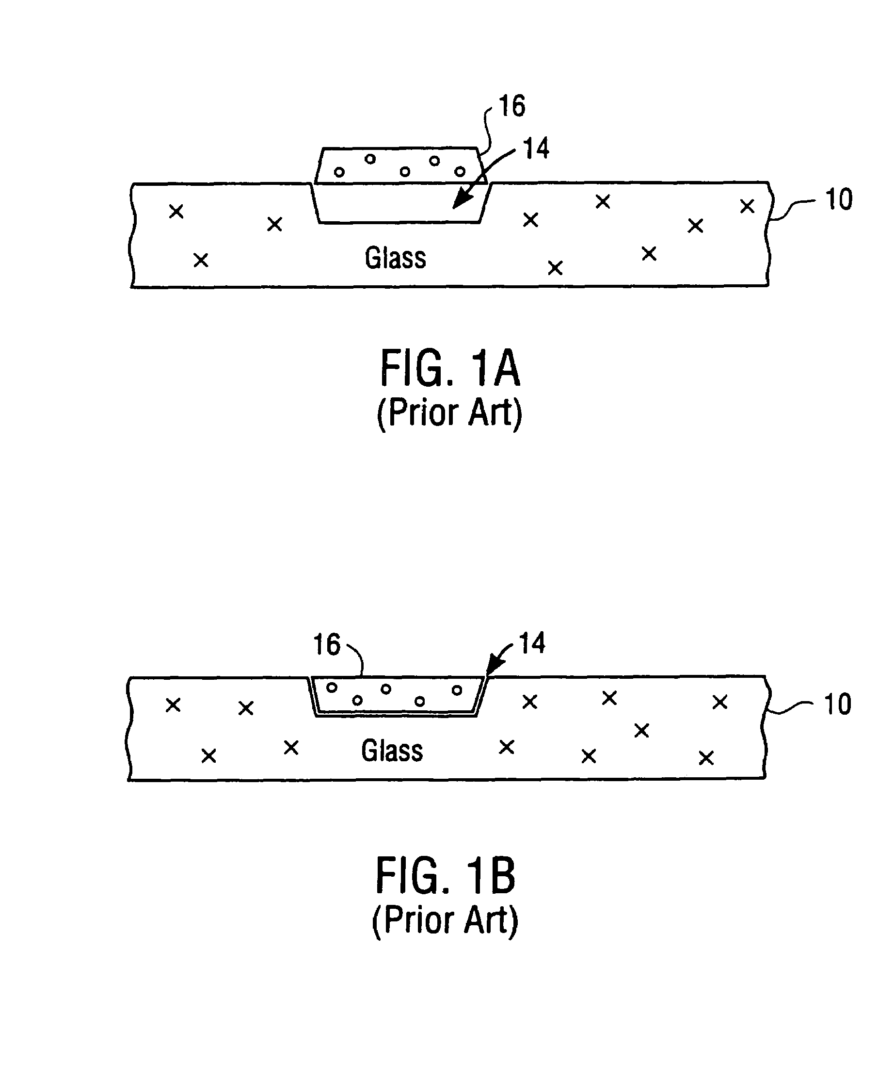 Methods for forming openings in a substrate and apparatuses with these openings and methods for creating assemblies with openings