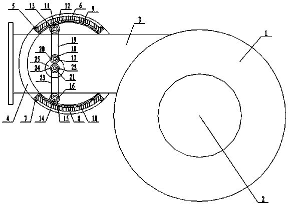 Centrifugal fan with air volume of exhaust pipe adjustable