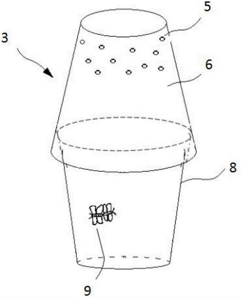 Method for simply and efficiently preparing tea worm