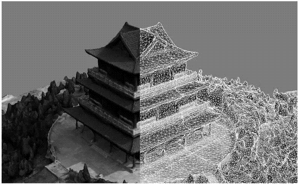 Digital mapping method and system based on live-action 3D model