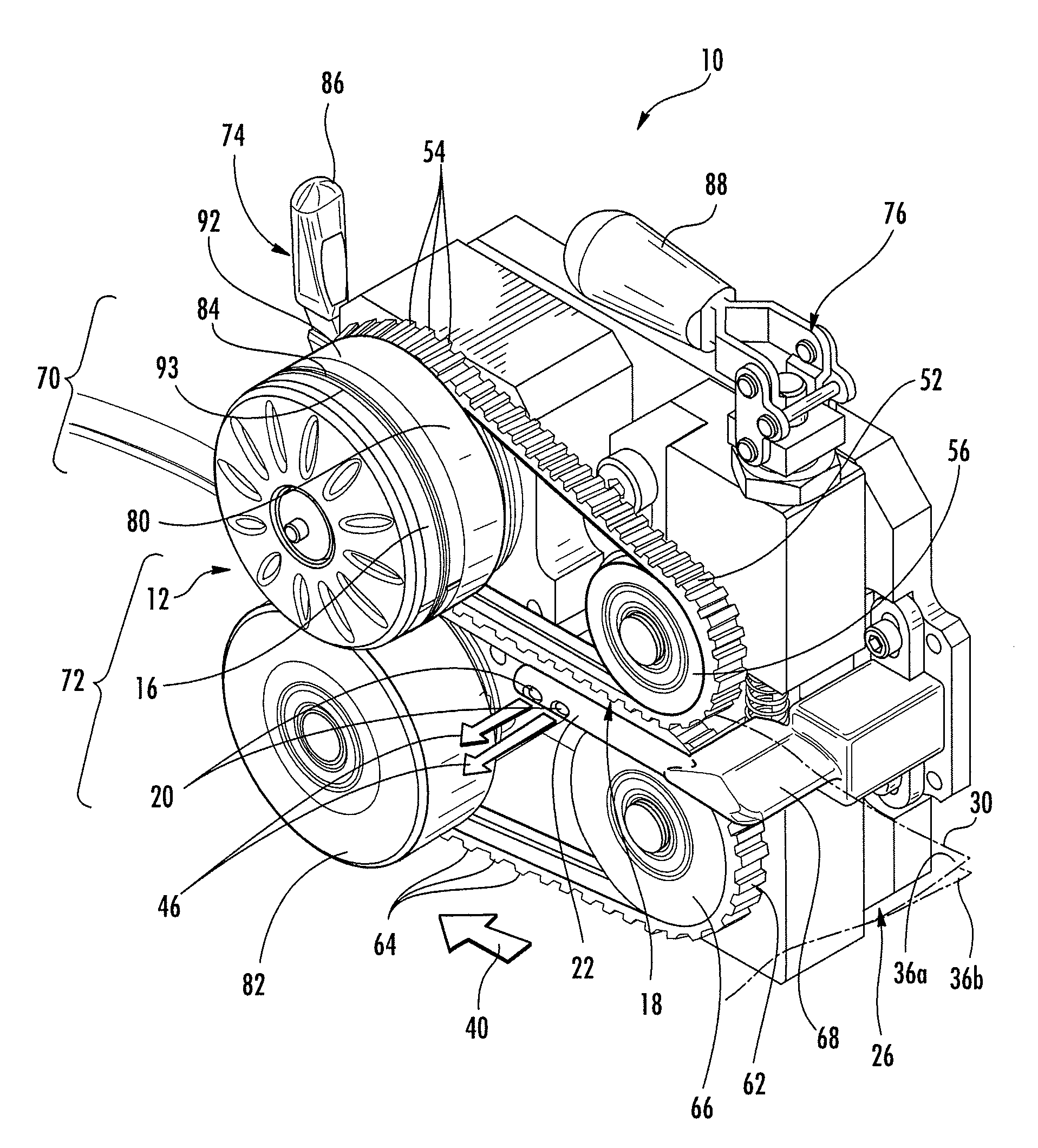 Machine for inflating and sealing an inflatable structure