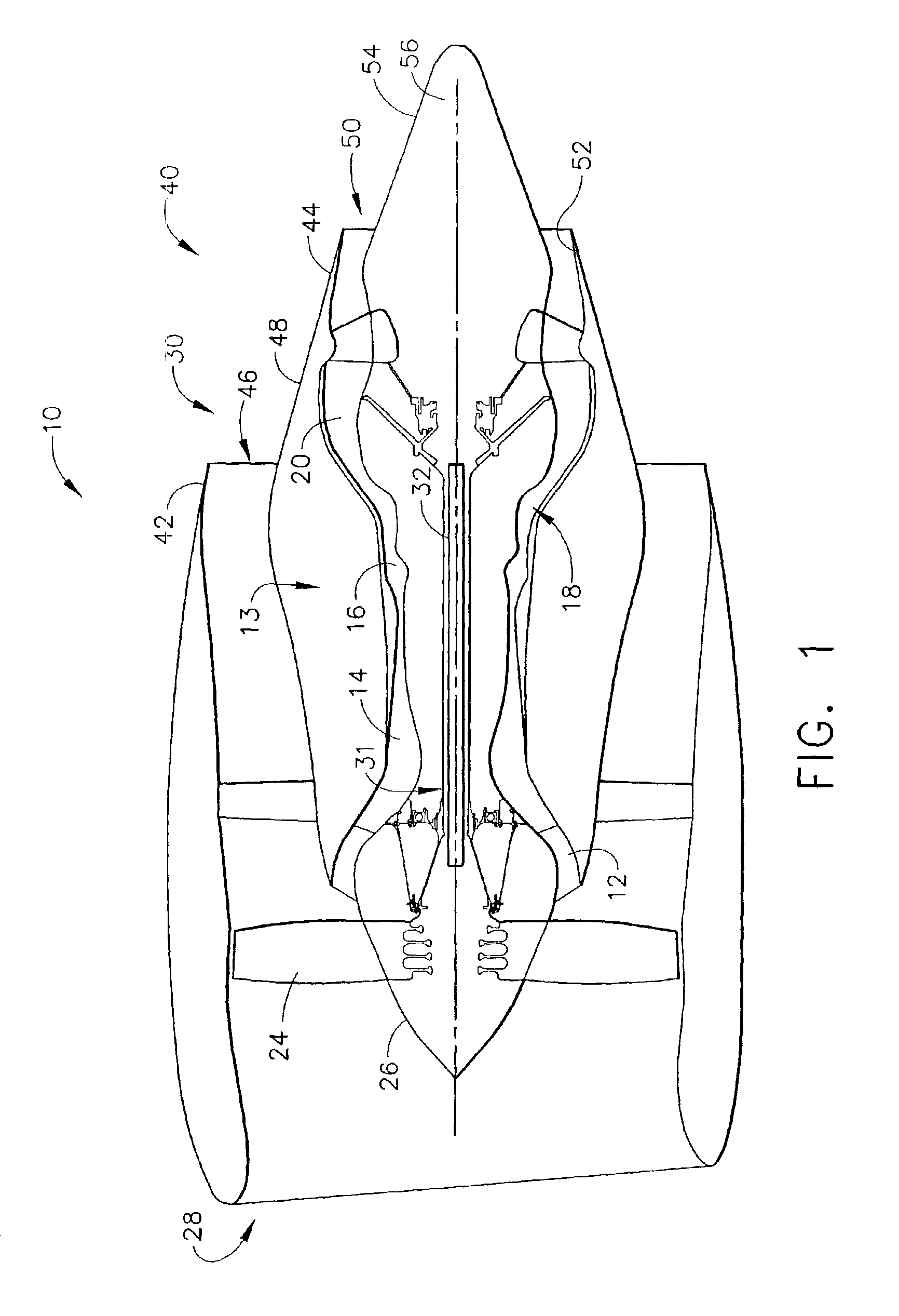 Method and apparatus for noise attenuation for gas turbine engines using at least one synthetic jet actuator for injecting air