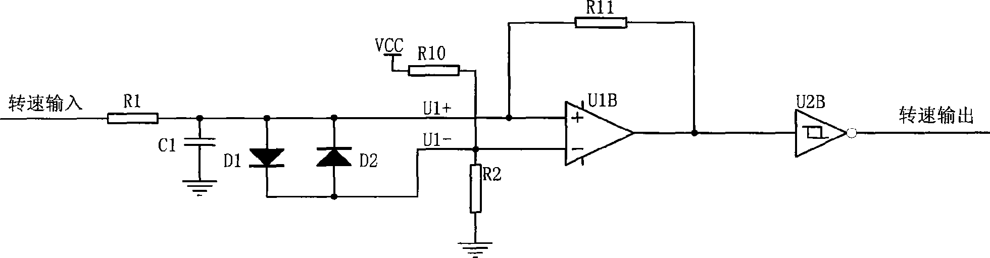Magnetoelectric sensor adjusting circuit