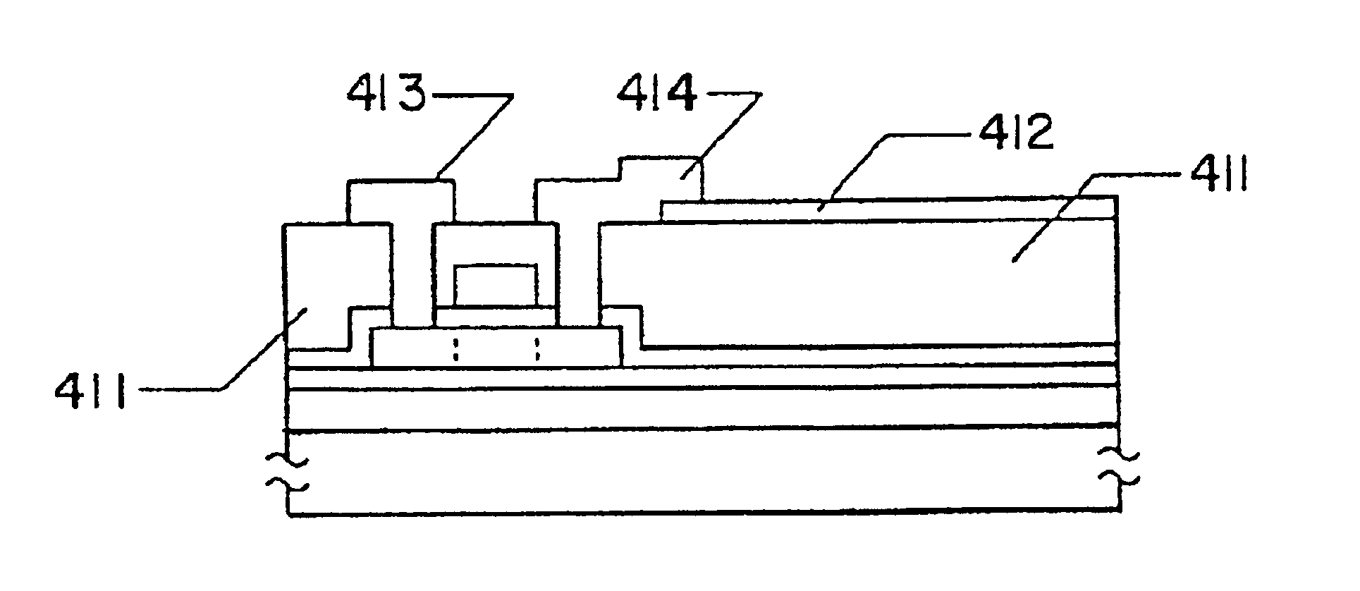 Glass substrate assembly, semiconductor device and method of heat-treating glass substrate