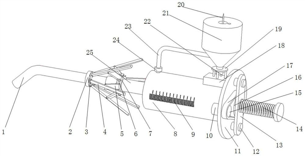 Special continuous drencher for animal husbandry and veterinary medicine