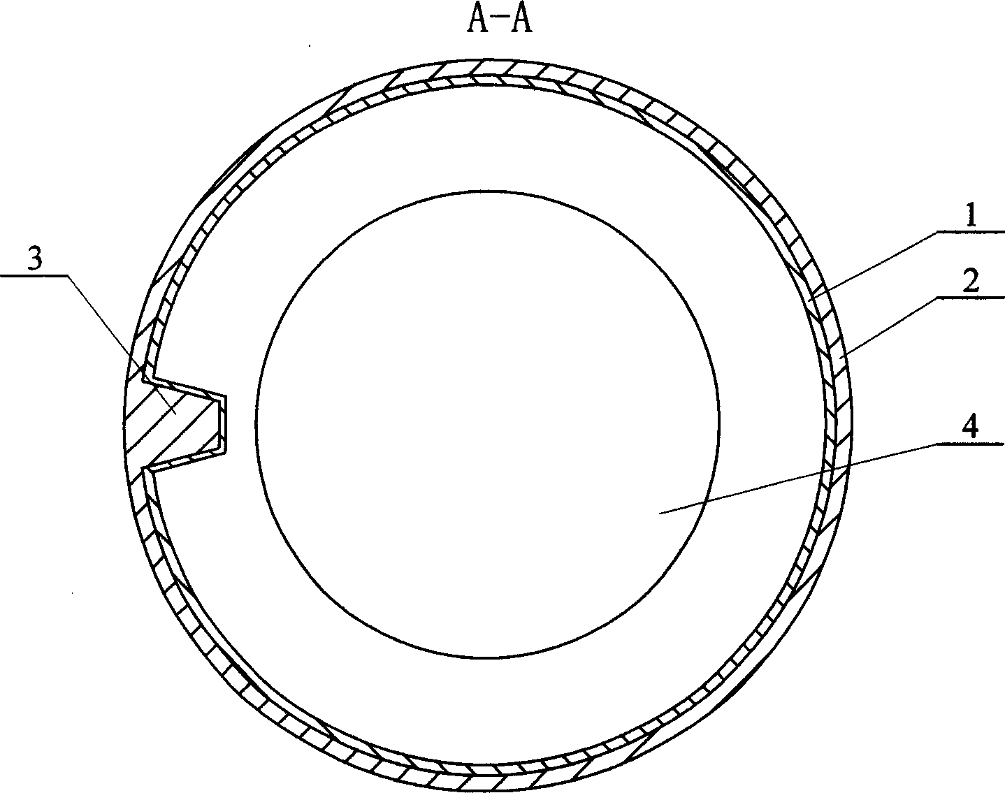 Fiber reinforced plastic cylinder with interior spiral reinforcing bar and method for manufacturing the same