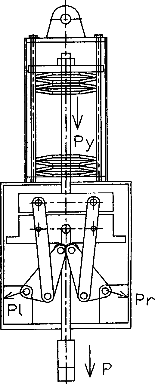 Vertical constant force disc spring hanger